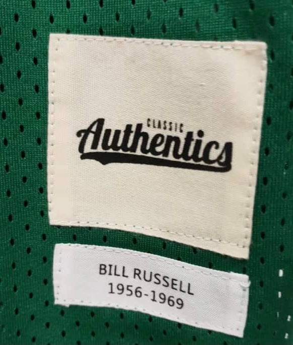 Bill Russell Boston Celtics Jersey Classic Authentics
