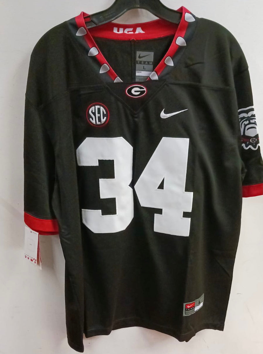 Herschel Walker Georgia Bulldogs Official NCAA jersey black NIKE