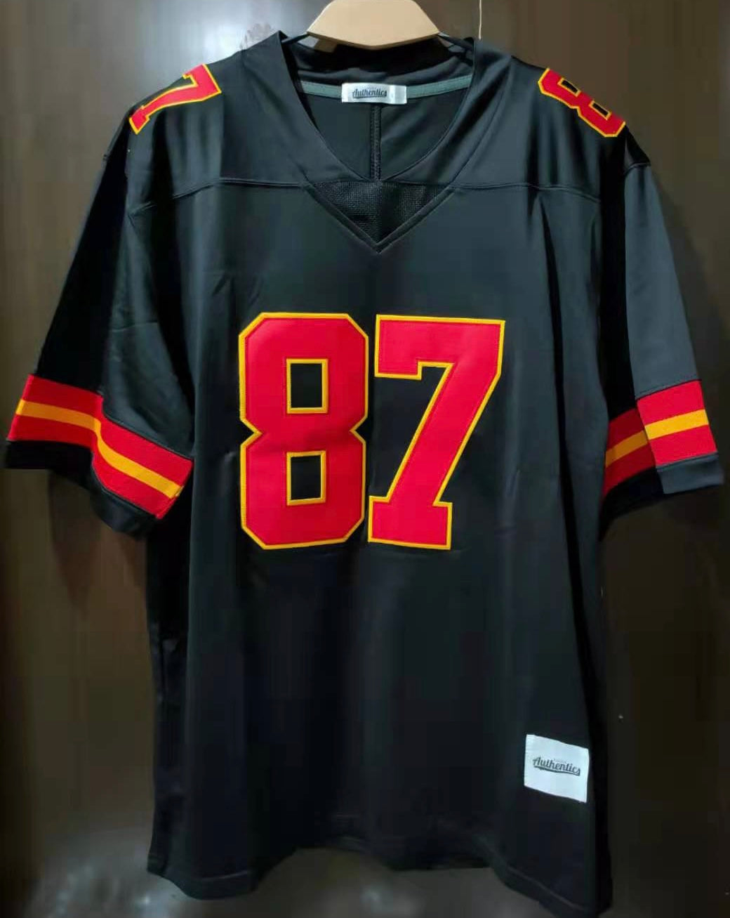 Travis Kelce Kansas City Chiefs Jersey black Classic Authentics
