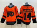 Sean Couturier Philadelphia Flyers Official NHL Adidas Jersey Orange