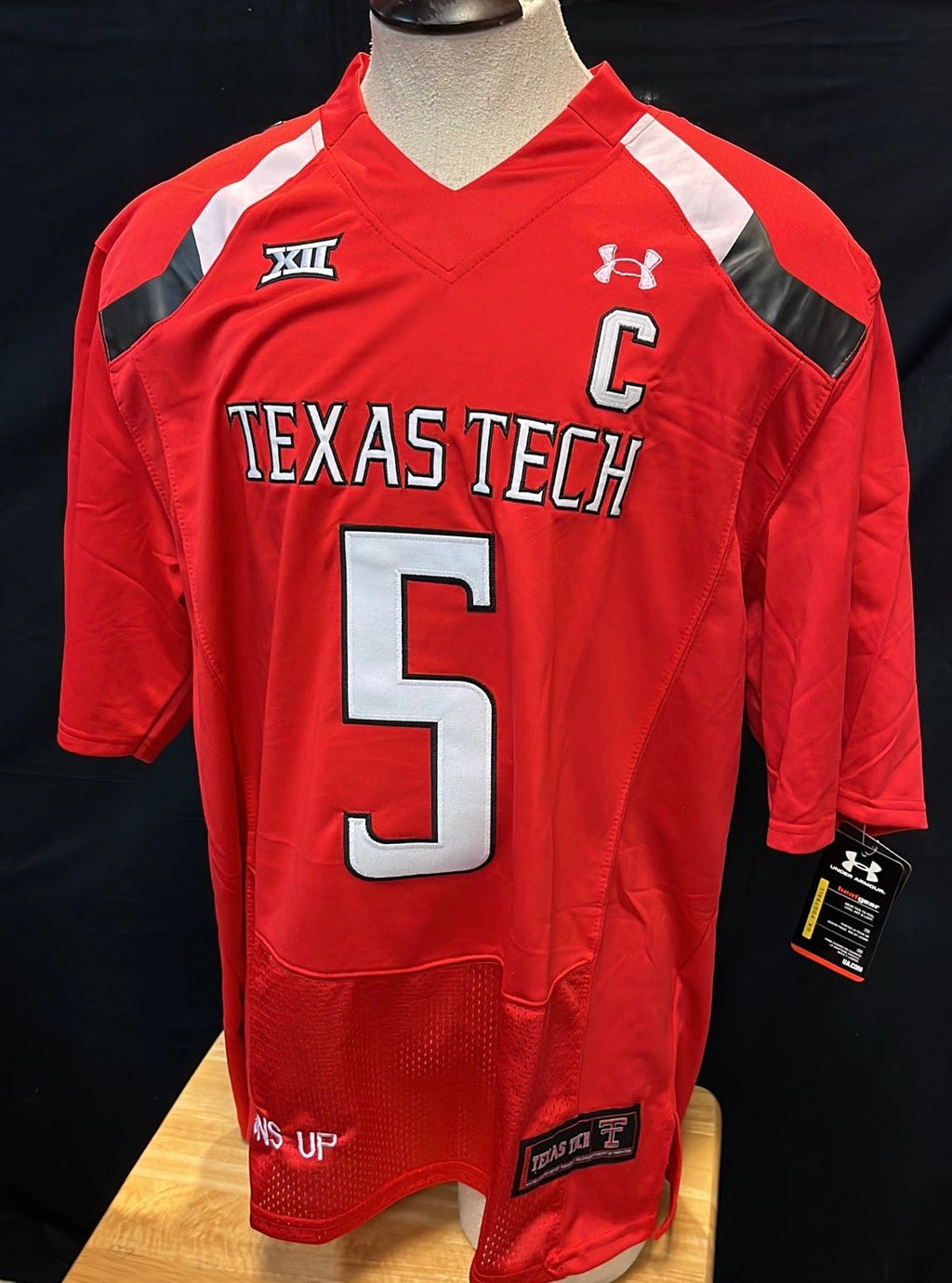 Patrick Mahomes Texas Tech Official NCAA Under Armour Jersey
