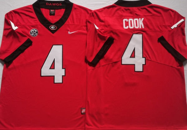 James Cook Georgia Bulldogs Official NCAA Nike Jersey