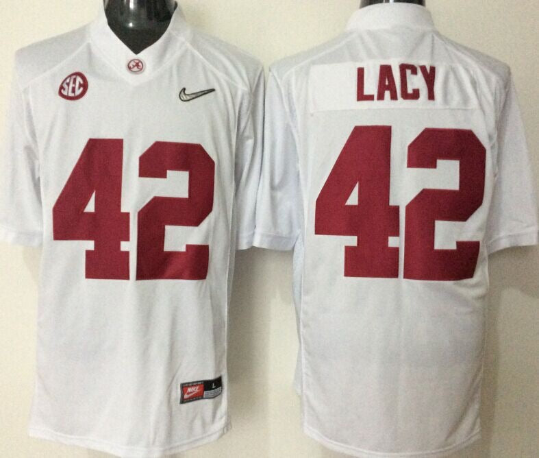 Eddie Lacy Alabama Crimson Tide Jersey NIKE  white