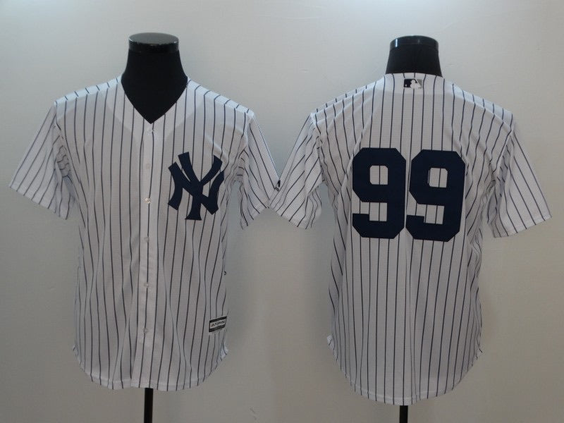Aaron Judge New York Yankees Official MLB Nike Jersey white no name