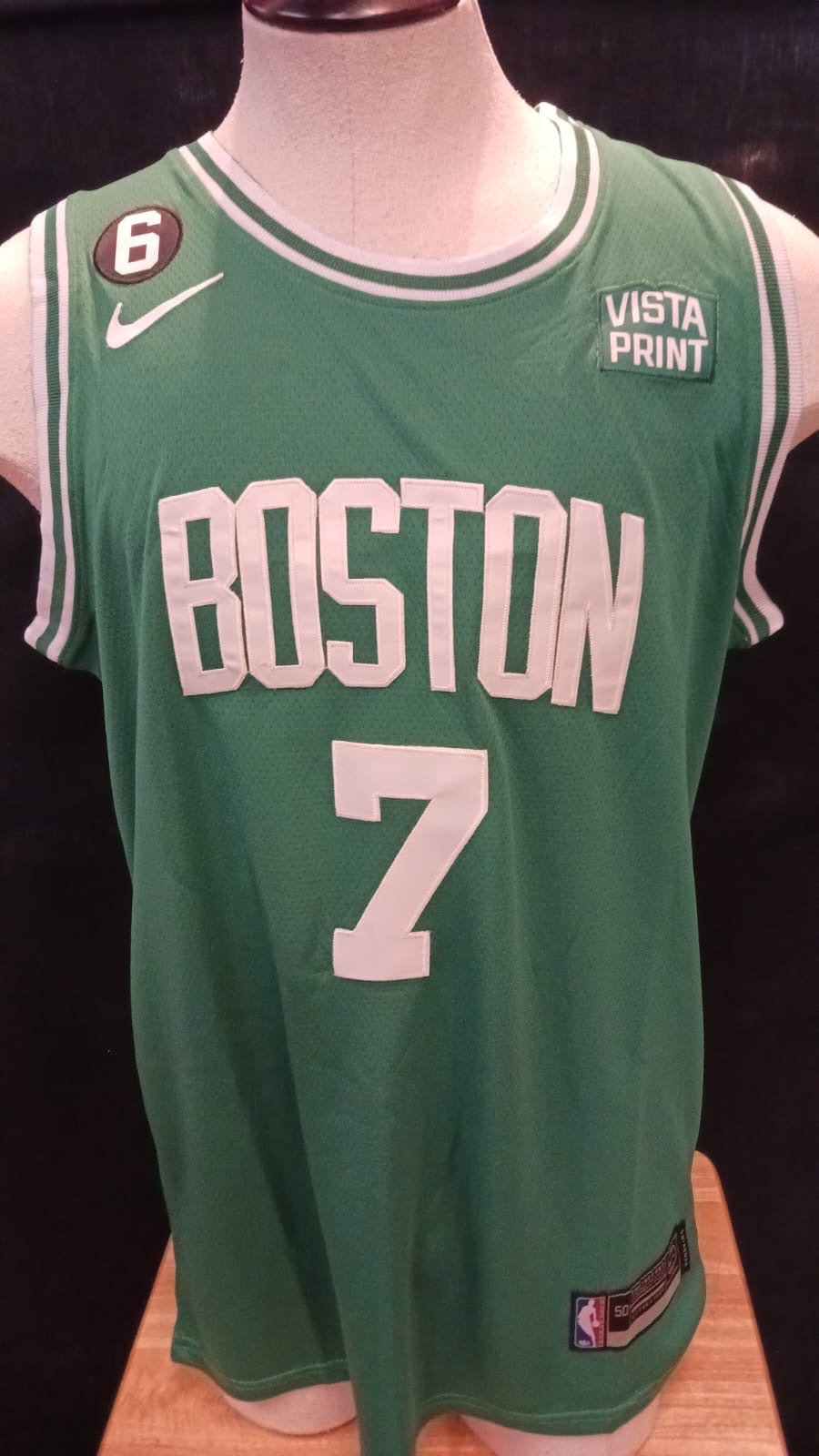 Jaylen Brown Boston Celtics Official NBA Nike Jersey Green