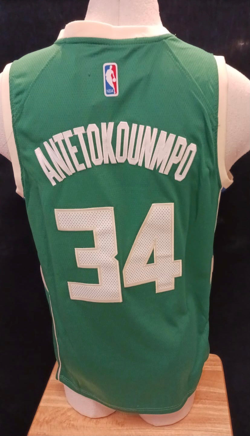 Giannis Antetokounmpo Milwaukee Bucks Official NBA Jersey Nike