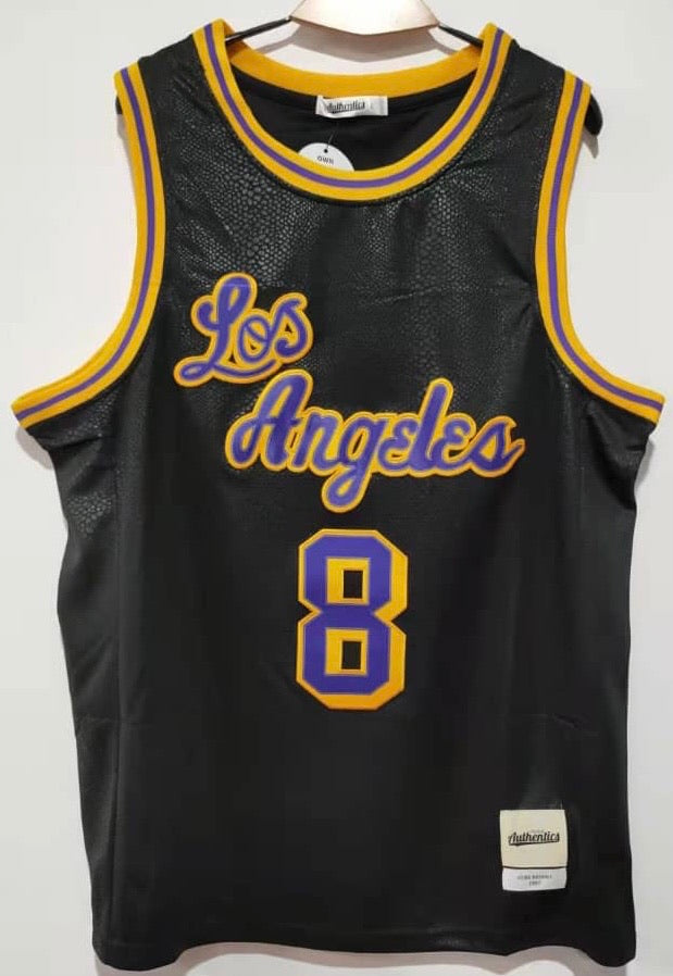 Kobe Bryant Los Angeles Lakers Jersey Black snake skin