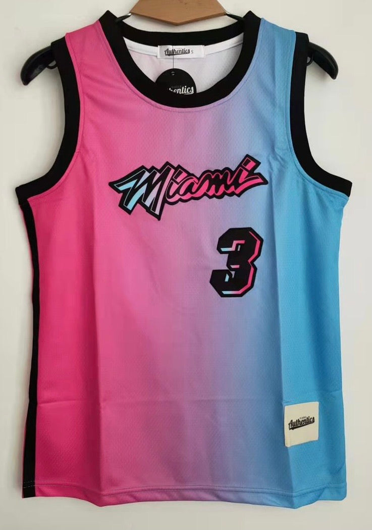 Dwyane Wade Miami Heat Jersey Classic Authentics
