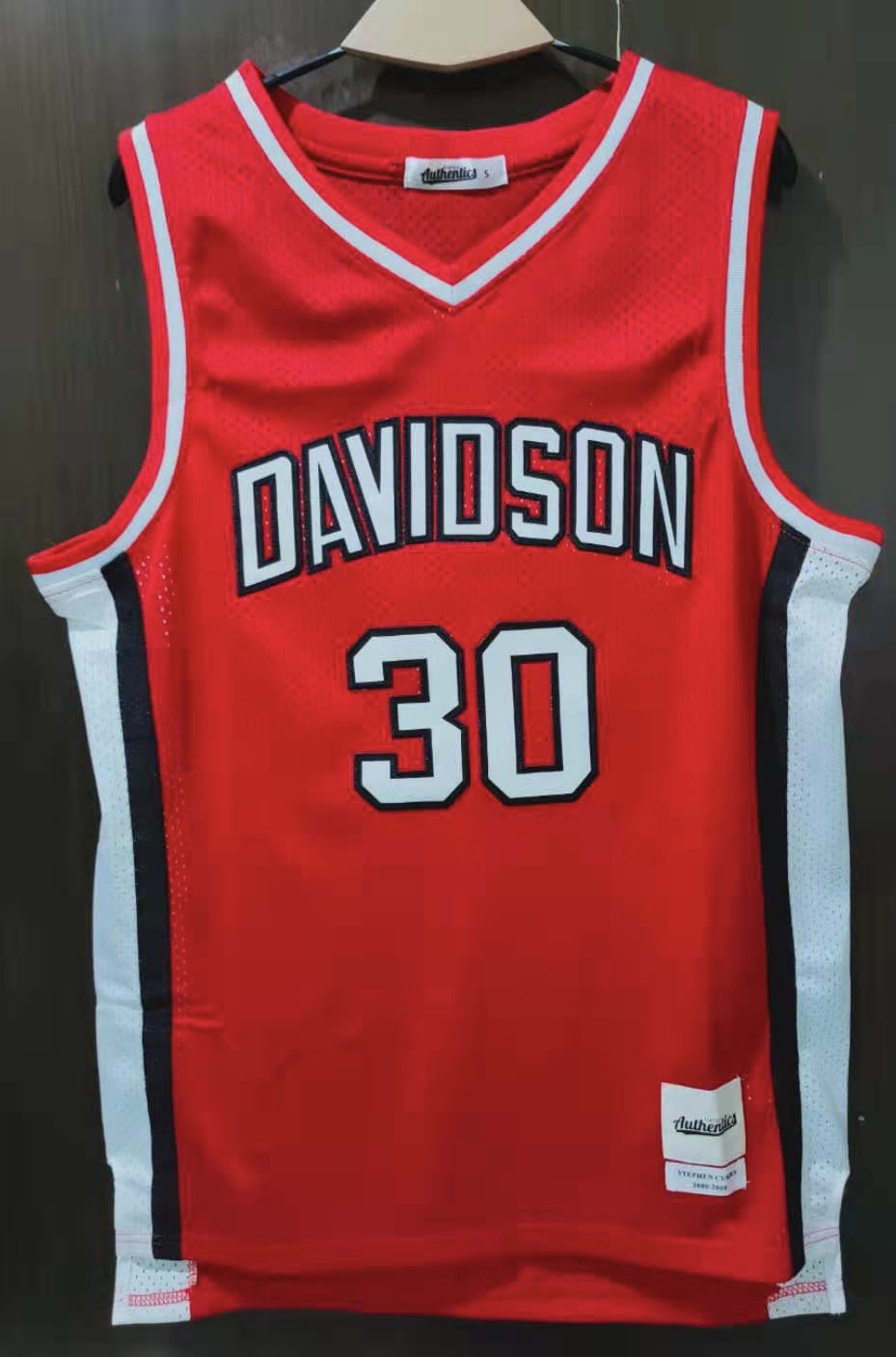 Stephen Curry Davidson YOUTH Jersey Classic Authentics